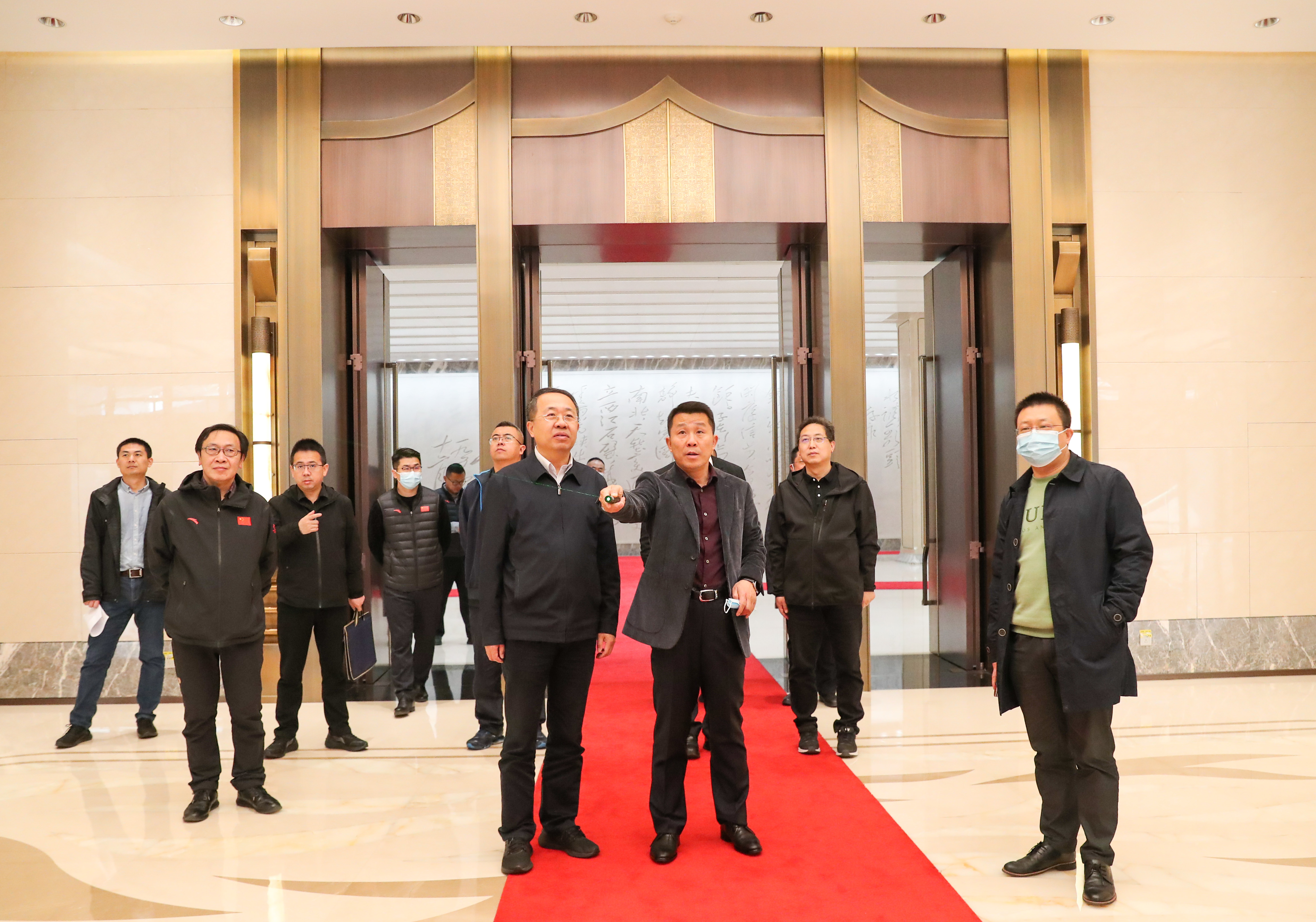 陕西省榆林市领导一行来公司调研