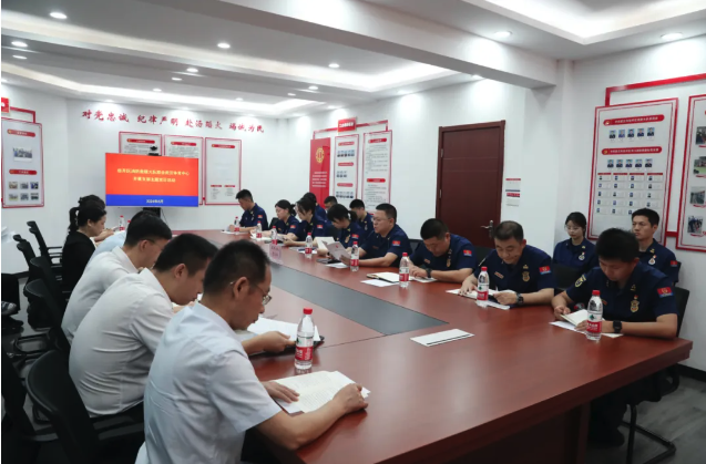 党建共建 互促互学——熊猫体育中心、区消防救援大队联合开展主题党日活动
