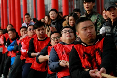 熊猫体育中心卫冕全区拔河比赛冠军(图8)