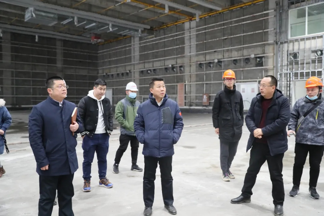 公司领导检查军运会赛后利用项目建设(图2)