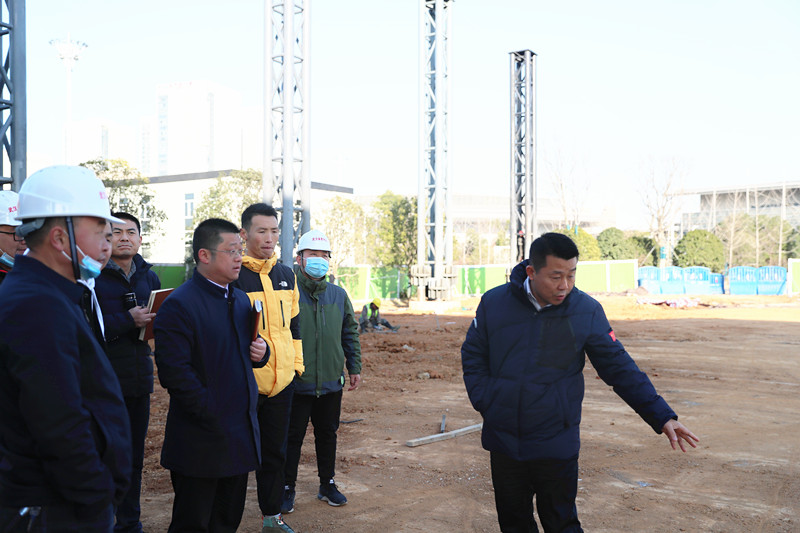 公司领导检查军运会赛后利用项目建设(图6)